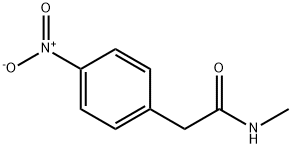 N-methyl-2-(4-nitrophenyl)acetamide Struktur