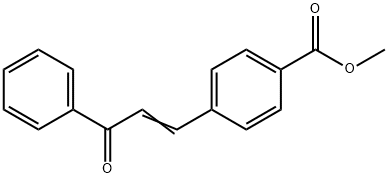 METHYL 4-(3-OXO-3-PHENYL-1-PROPENYL) BENZOATE Struktur