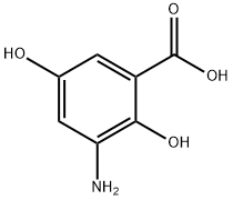 3-AMINO-2,5-DIHYDROXY-BENZOIC ACID Struktur