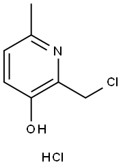 2-(chloroMethyl)-6-Methylpyridin-3-ol (Hydrochloride) Struktur