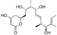 (6R)-5,6-Dihydro-4-hydroxy-6-[(2S,3S,4R,5E,7S,8S,9E)-2,4,8-trihydroxy-3,7,9-trimethylundeca-5,9-dienyl]-2H-pyran-2-one Struktur