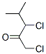 2-Pentanone,  1,3-dichloro-4-methyl- Struktur