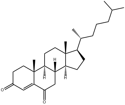 cholest-4-en-3,6-dione Struktur