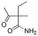 Butanamide, 2-ethyl-2-methyl-3-oxo- (9CI) Struktur