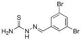 Benzaldehyde, 3,5-dibromo-, thiosemicarbazone Struktur