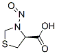 4-Thiazolidinecarboxylicacid,3-nitroso-,(S)-(9CI) Struktur