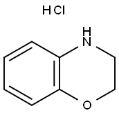 3,4-DIHYDRO-2H-BENZO[1,4]OXAZINE HYDROCHLORIDE Struktur