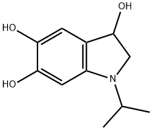 1H-Indole-3,5,6-triol, 2,3-dihydro-1-(1-methylethyl)- (9CI) Struktur