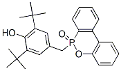 10-(3, 5-di-t-Butyl-4-hydroxybenzyl)-9, 10-dihydro-9-oxa-10-phosphaphenanthrene-10-oxide Struktur