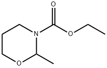 2H-1,3-Oxazine-3(4H)-carboxylic  acid,  dihydro-2-methyl-,  ethyl  ester Struktur