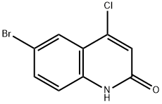 6-BroMo-4-chloro-2(1H)-quinolinone Struktur