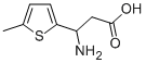 3-AMINO-3-(5-METHYL-THIOPHEN-2-YL)-PROPIONIC ACID Struktur