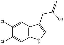 5,6-DICHLORO-3-INDOLEACETIC ACID Struktur