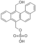 7,12-dihydroxymethylbenz(a)anthracene 7-sulfate Struktur