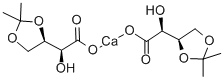 3,4-O-ISOPROPYLIDENE-L-THREONIC ACID, CALCIUM SALT Struktur