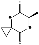 4,7-Diazaspiro[2.5]octane-5,8-dione,6-methyl-,(R)-(9CI) Struktur