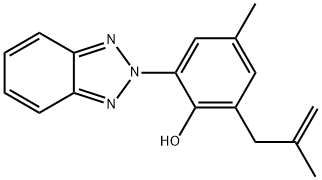 1-METHALLYL-2-(2-HYDROXY-5-METHYL PHENYL) BENZOTRIAZOLE Struktur