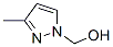 N-hydroxymethyl-3-methylpyrazole Struktur