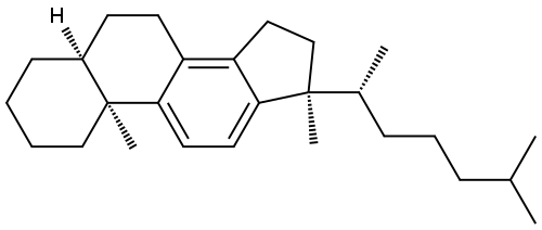 C27 RING-C MONOAROMATIC STERANE (5BETA(H),10BETA(CH3)/5ALPHA(H),10BETA(CH3)) Struktur