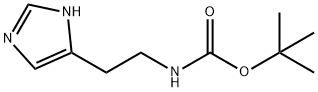 Carbamic acid, [2-(1H-imidazol-4-yl)ethyl]-, 1,1-dimethylethyl ester (9CI) Struktur