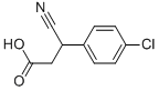 3-(4-CHLOROPHENYL)-3-CYANOPROPANOIC ACID Struktur