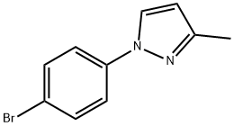 1-(4-BroMophenyl)-3-Methylpyrazole Struktur