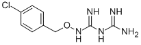 4-Chlorobenzyloxybiguanide Struktur