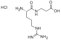 ARG-BETA-ALA HYDROCHLORIDE Struktur