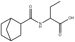 Butanoic  acid,  2-[(bicyclo[2.2.1]hept-2-ylcarbonyl)amino]- Struktur