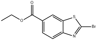 2-BROMO-6-ETHOXYCARBONYLBENZOTHIAZOLE Struktur