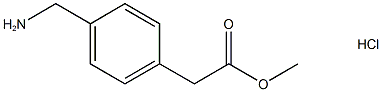 METHYL 2-(4-(AMINOMETHYL)PHENYL)ACETATE HYDROCHLORIDE Struktur