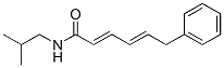 N-ISOBUTYL-6-PHENYLHEXA-2,4-DIENAMIDE Struktur