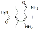 5-Amino-2,4,6-Triiiodoisophthalamide Struktur