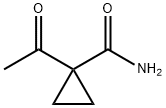 Cyclopropanecarboxamide, 1-acetyl- (9CI) Struktur