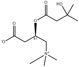 Hydroxyisovaleroyl Carnitine Struktur