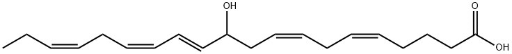 (+/-)-11-HYDROXY-5Z,8Z,12E,14Z,17Z-EICOSAPENTAENOIC ACID Struktur