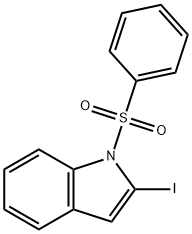 1H-Indole, 2-iodo-1-(phenylsulfonyl)- Struktur