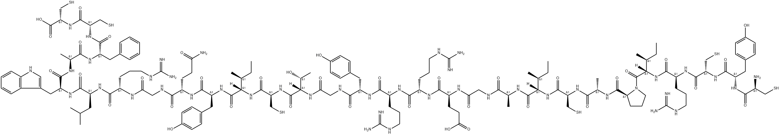 HUMAN NEUTROPHIL PEPTIDE-2 Struktur