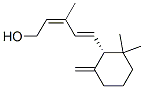 (2Z,4E)-3-Methyl-5-[(1R)-2,2-dimethyl-6-methylenecyclohexane-1α-yl]-2,4-pentadiene-1-ol Struktur