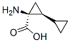 [1,1-Bicyclopropyl]-2-carboxylicacid,2-amino-,trans-(9CI) Struktur