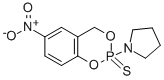 1-(6-Nitro-4H-1,3,2-benzodioxaphosphorin-2-yl)pyrrolidine p-sulfide Struktur