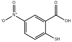 2-巰基-5-硝基苯甲酸 結(jié)構(gòu)式