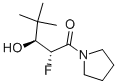 Pyrrolidine, 1-(2-fluoro-3-hydroxy-4,4-dimethyl-1-oxopentyl)-, (R*,S*)- (9CI) Struktur