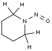 N-Nitrosopiperidine-d4 Struktur