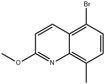 5-broMo-8-Methylquinolin-2-ol Struktur