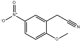 (2-Methoxy-5-nitrophenyl)acetonitrile Struktur