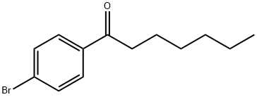 1-BROMO-4-n-HEPTANOYLBENZENE Struktur