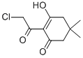 2-Cyclohexen-1-one, 2-(chloroacetyl)-3-hydroxy-5,5-dimethyl- (9CI) Struktur