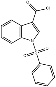 1-(PHENYLSULFONYL)-1H-INDOLE-3-CARBONYL CHLORIDE Struktur