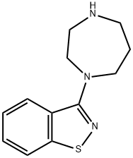 3-(1,4-DIAZEPAN-1-YL)BENZO[D]ISOTHIAZOLE Struktur